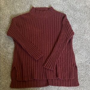 Altar'd State burnt orange/red Ribbed Women's Sweater